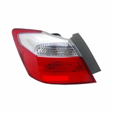 ESCAPADA Left Hand Driver Side Outer Replacement Tail Light for 2013-2015 Honda Accord ES3082750